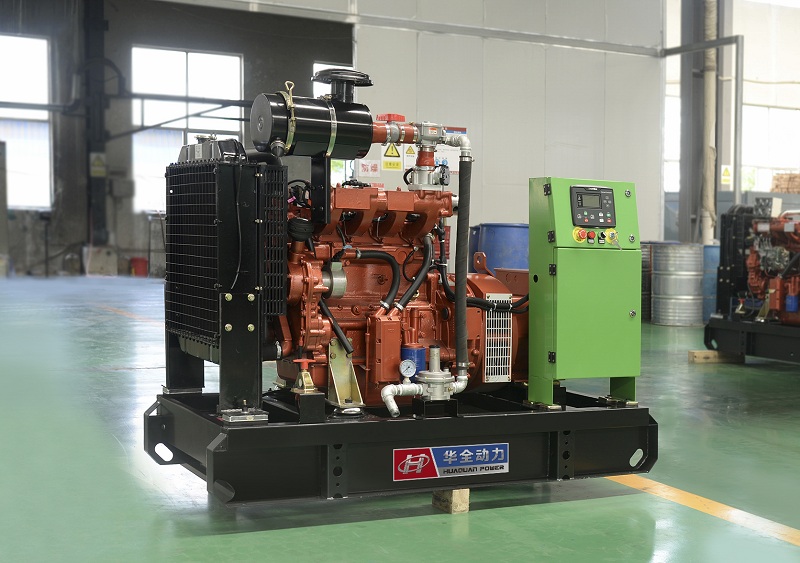 一台潍坊燃气发电设备经测试检验合格已于5月16日发往河北省